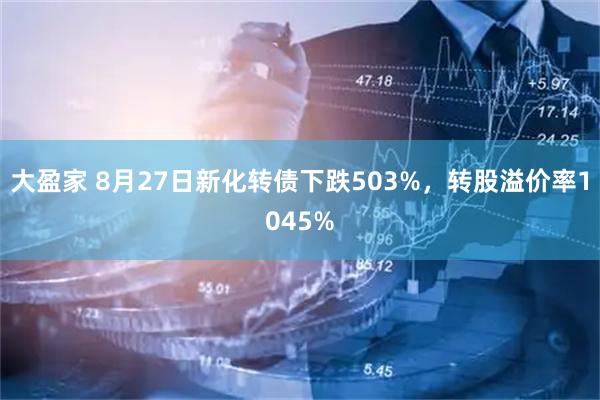大盈家 8月27日新化转债下跌503%，转股溢价率1045%